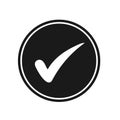 Flat Tick Mark Check Icon Tick MarkÃ¢â¬â Vector Royalty Free Stock Photo